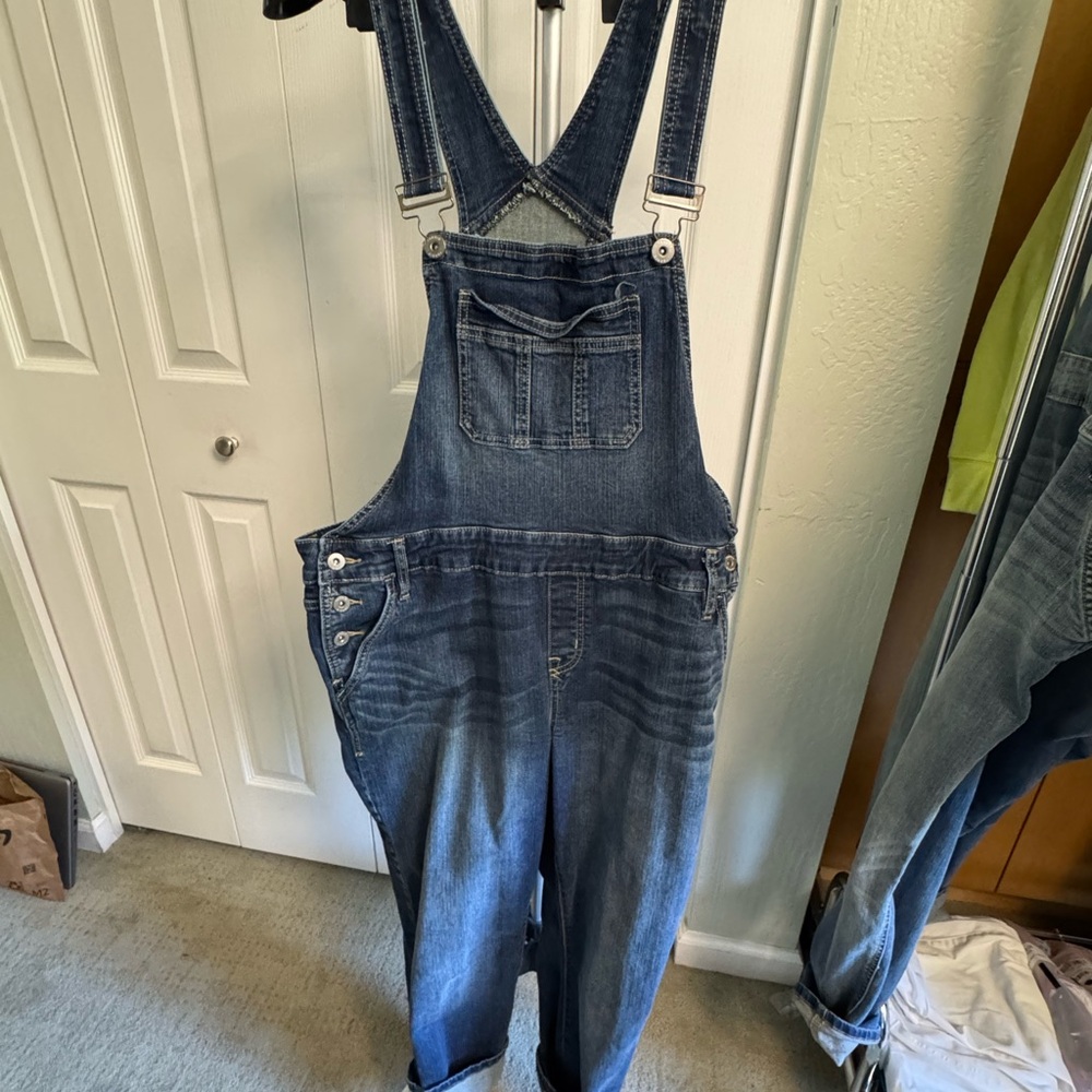 Torrid Dark Blue Denim Overalls